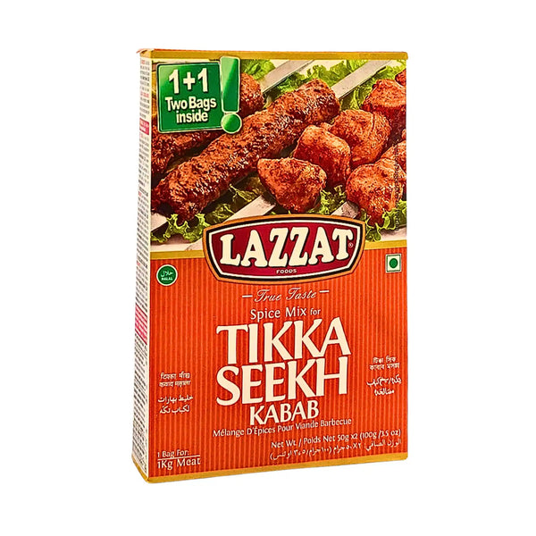 Lazzat Tikka Seakh Kebab Masala 100g