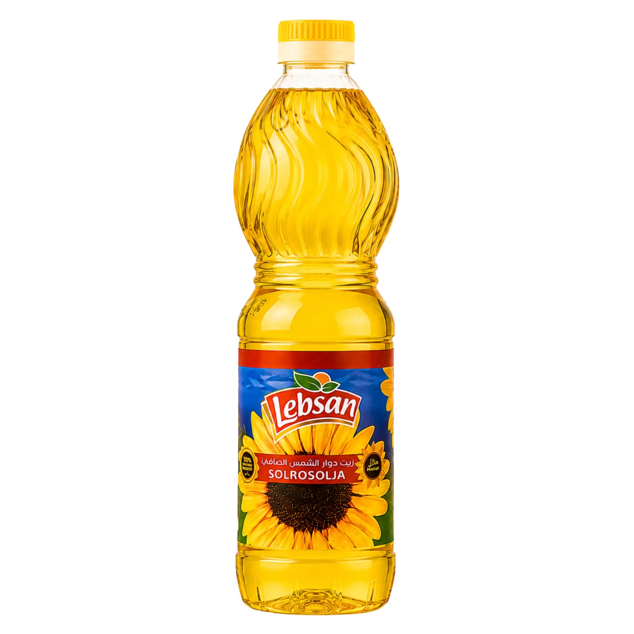 Lebsan Solrosolja 850ml – Ren och Mångsidig Matolja för All Matlagning