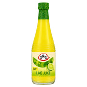 Flaska limejuice 320 ml med etikett och kork