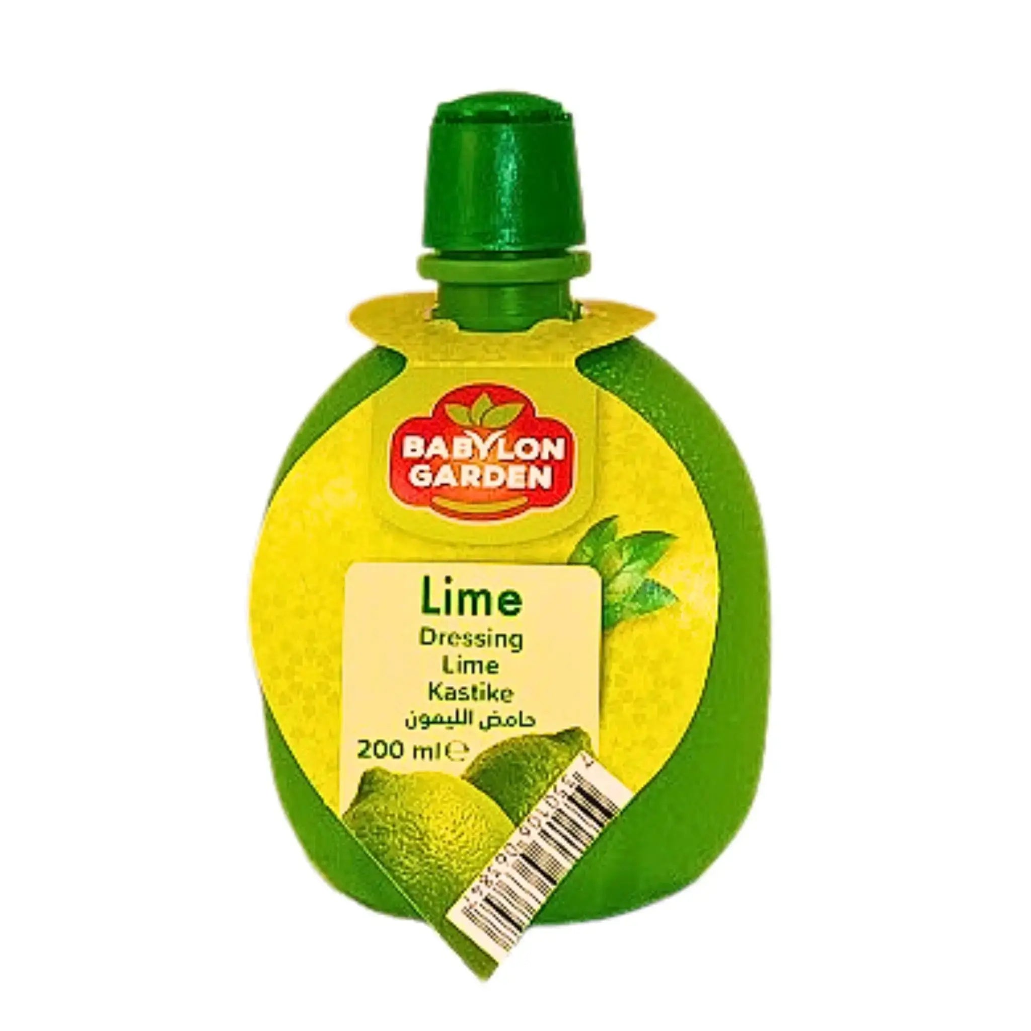 Limejuice 200 ml i grön plastflaska, Babylon Garden, orientalisk smaksättare.