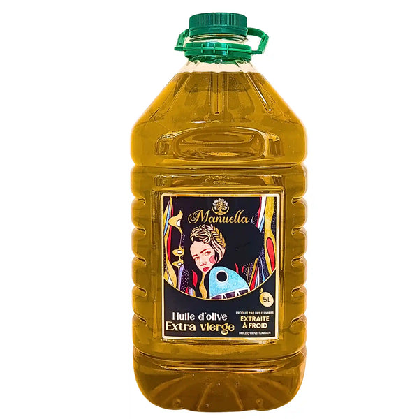 Manuella Extra Virgin Olivolja 5L – Premiumkvalitet från Tunisien