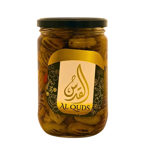 Green Olives Grilled in oil Al Quds 660g