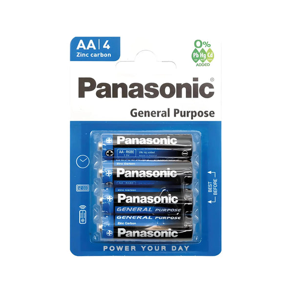 Battery Panasonic R6 Mignon AA 4pcs Pack