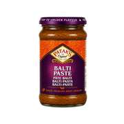 Patak’s Balti-currypasta i glasburk med lila etikett