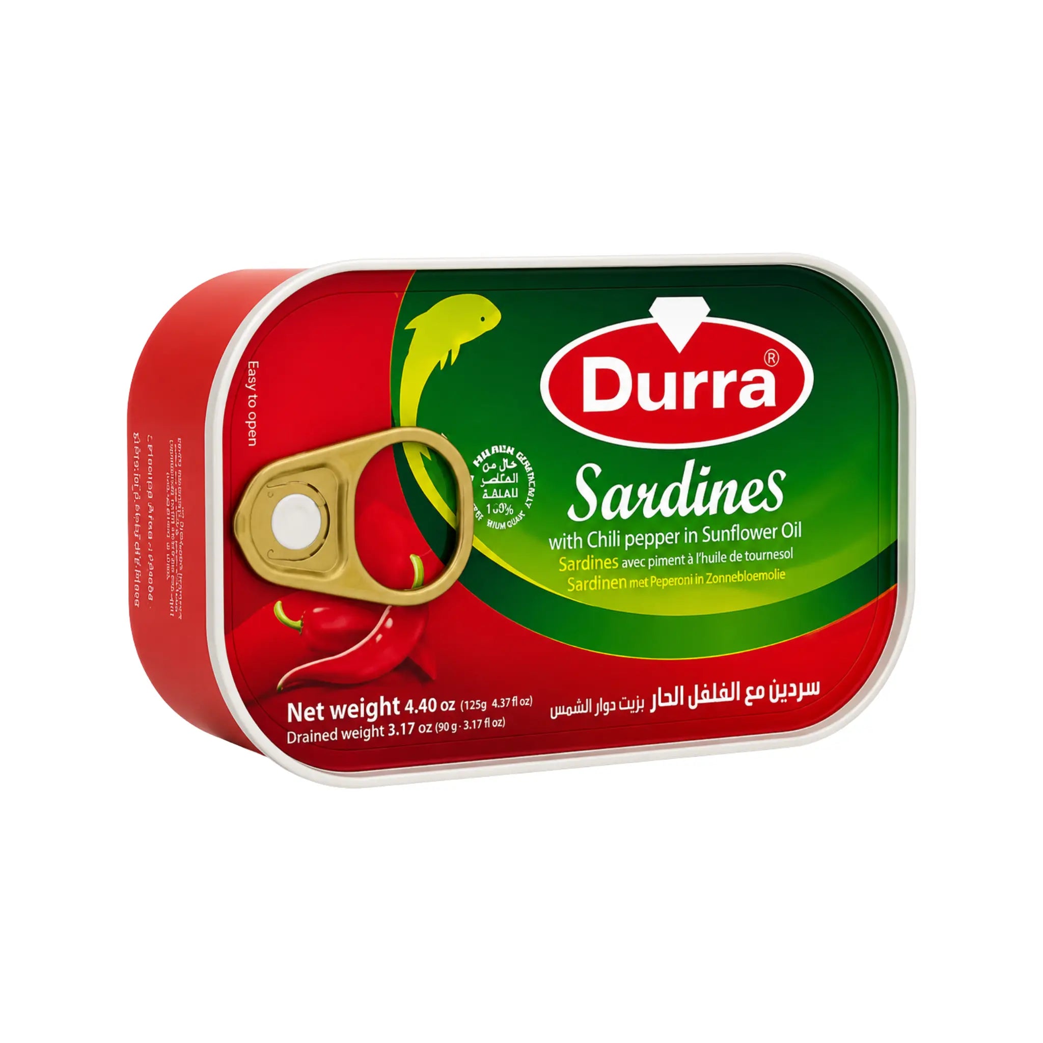 Durra Sardiner Stark 125g – Smakrikt och Kryddigt från Marocko