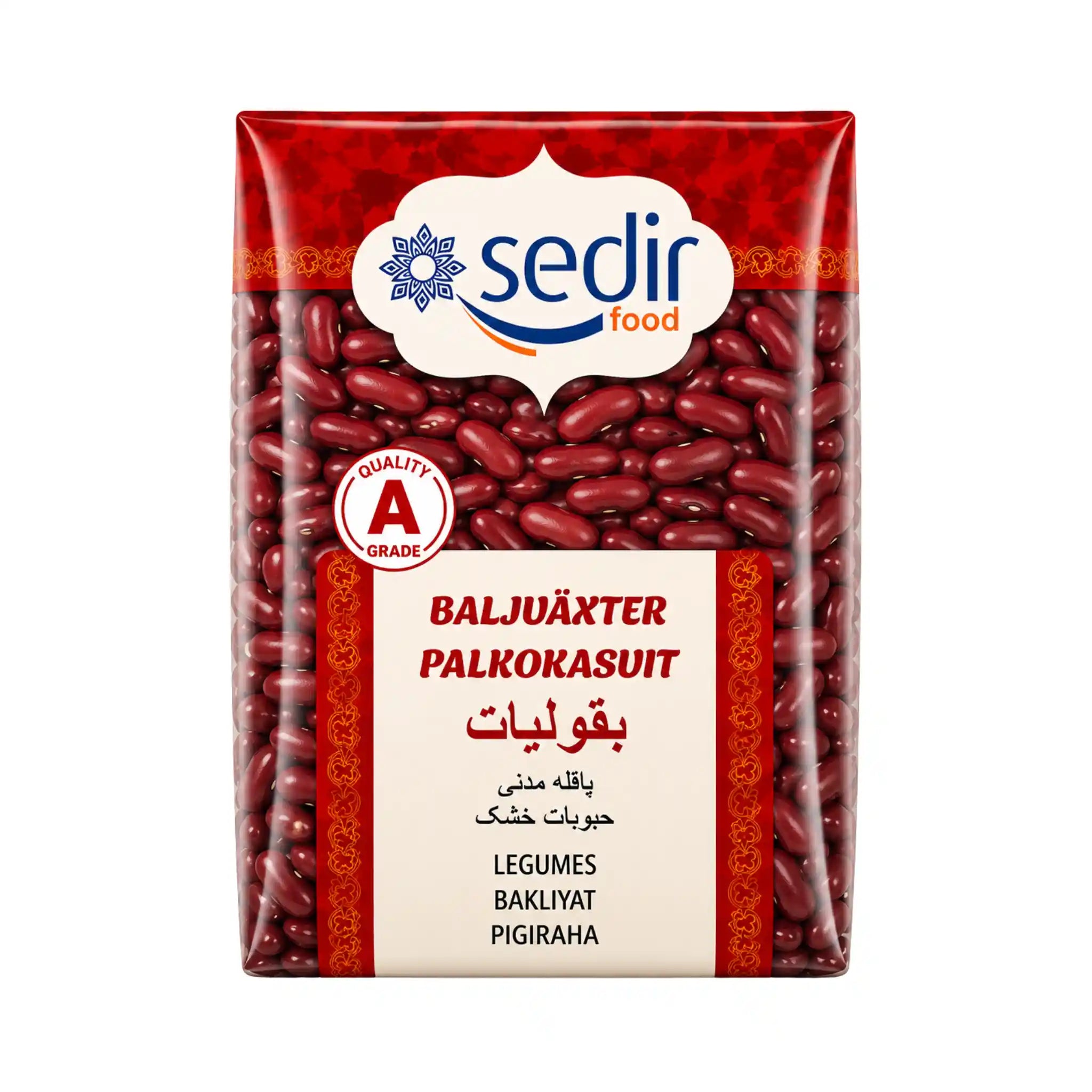 Röda bönor i påse med Sedil Food, för grytor och sallader