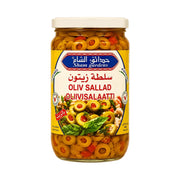 Sham Gardens olivsallad i glasburk med skivade gröna och svarta oliver, 600 g