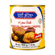 Tryfflar i gul metallburk, Sham gardens, 850 g