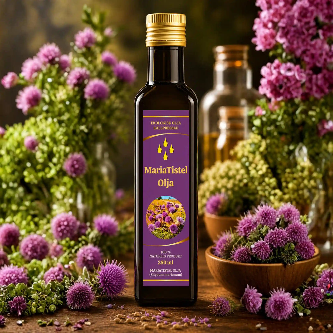 Shirdell Mariatistelolja 250ml – Kallpressad Premiumolja för Inre Balans
