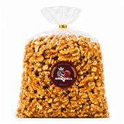 Valnötskärnor i genomskinlig påse, 1 kg, med etikett