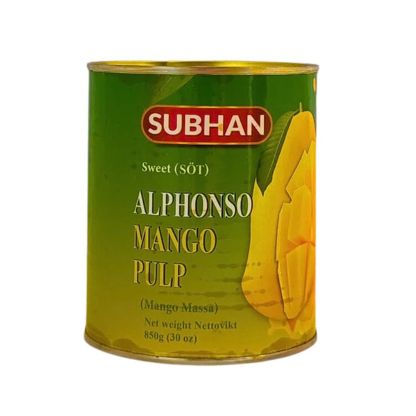 Subhan Alphonso Mango Pulp (Massa) 850g