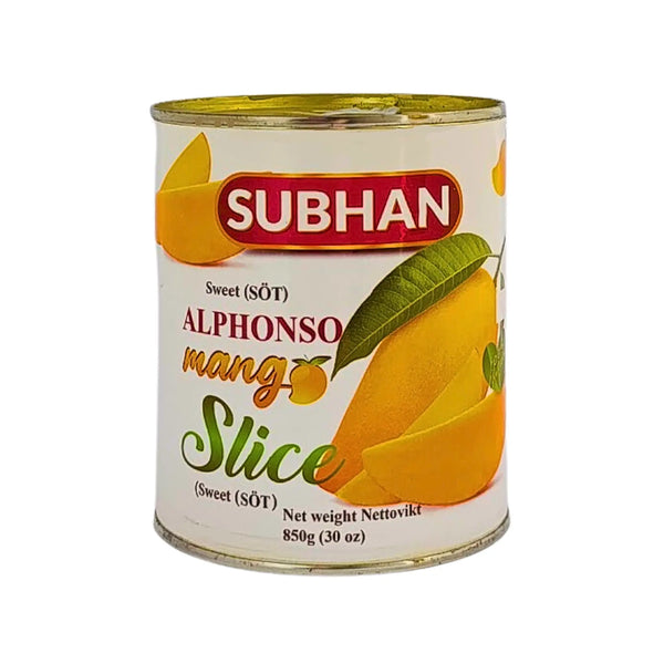 Subhan Alphonso Mango Skivor 850g