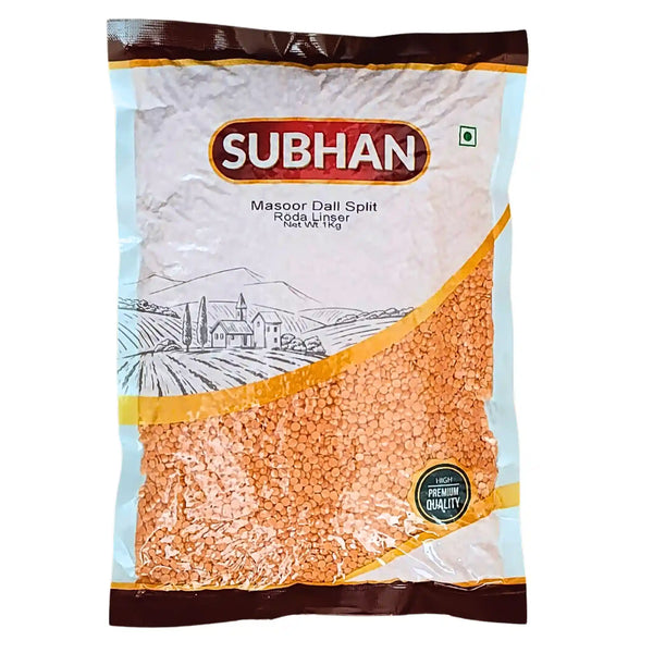 Subhan Masoor dal - splittrade röda linser 1kg