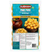 Subhan pani puri-skal mix i påse, redo att fritera eller baka