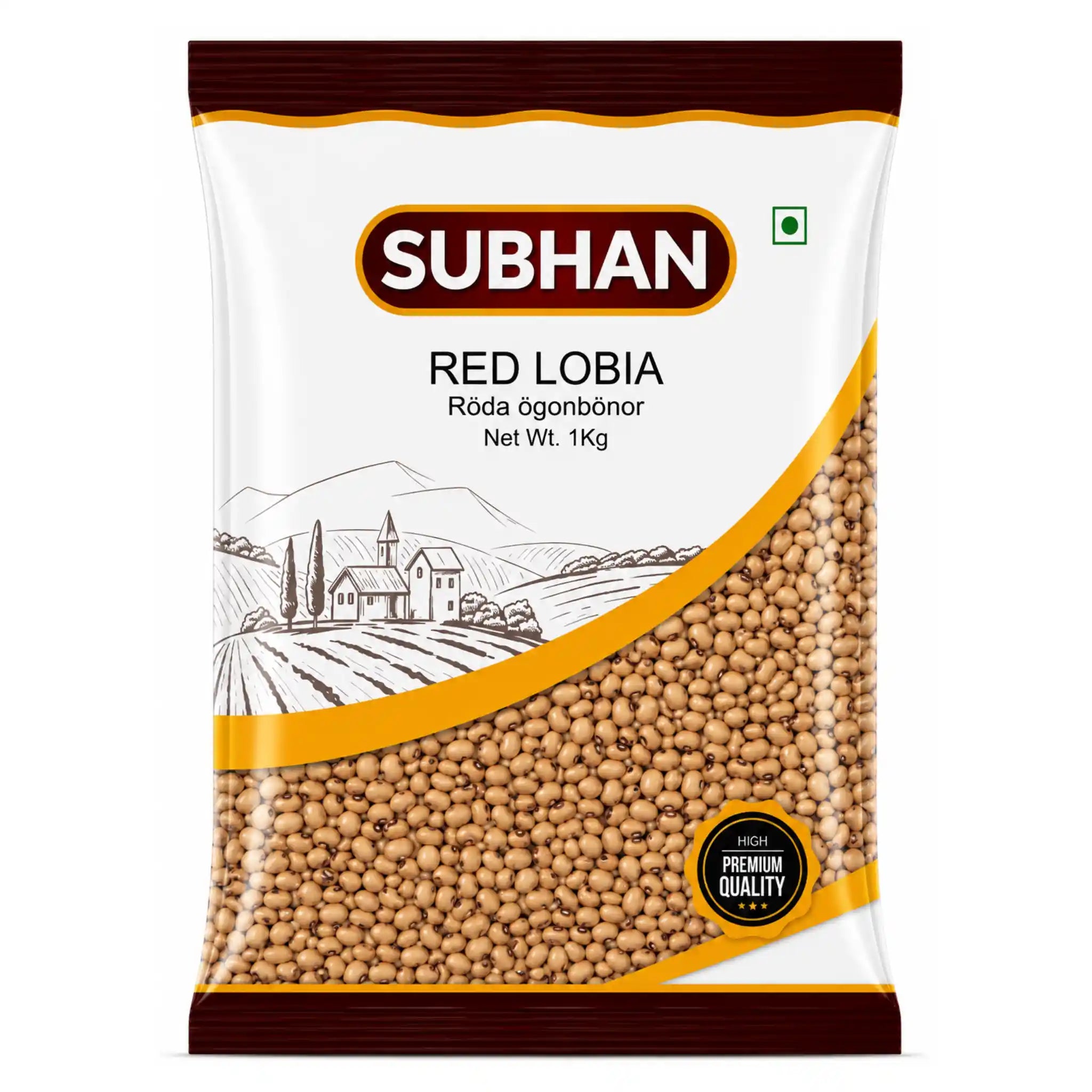 Subhan påse med röda lobiabönor, 1 kg