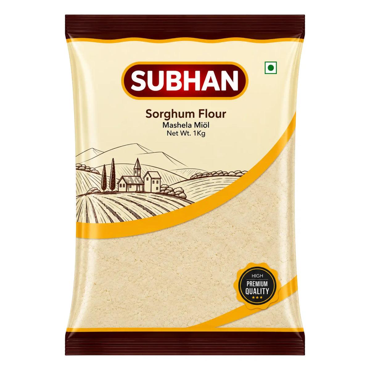 Sorghummjöl i påse, Subhan, 1 kg