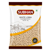 Subhan vita lobia-bönor i 1 kg förpackning