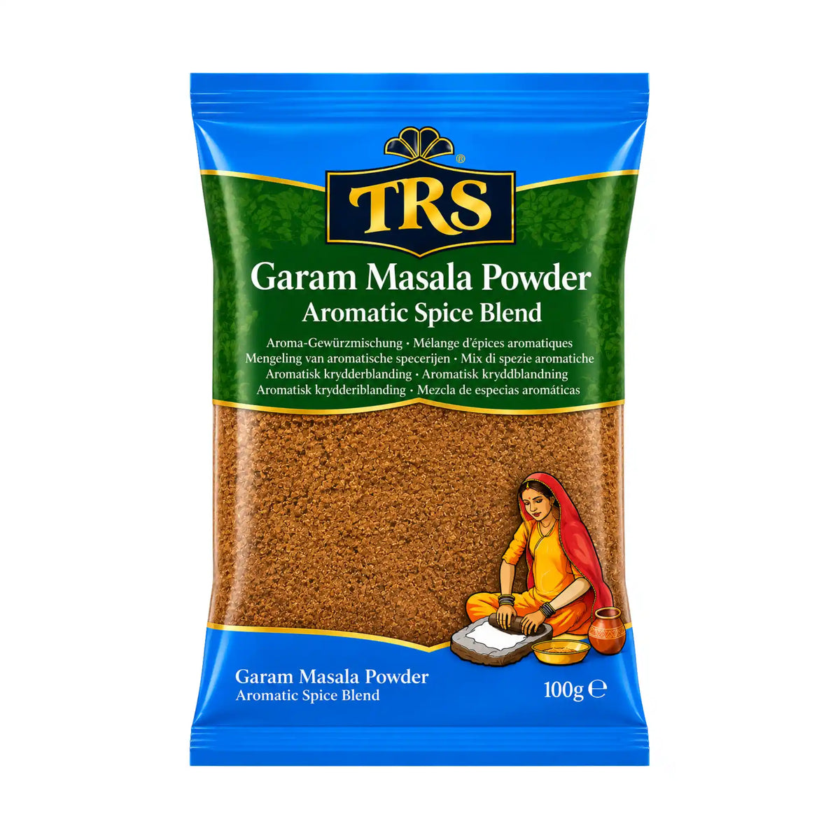 Påse med TRS Garam Masala indisk kryddblandning 100g