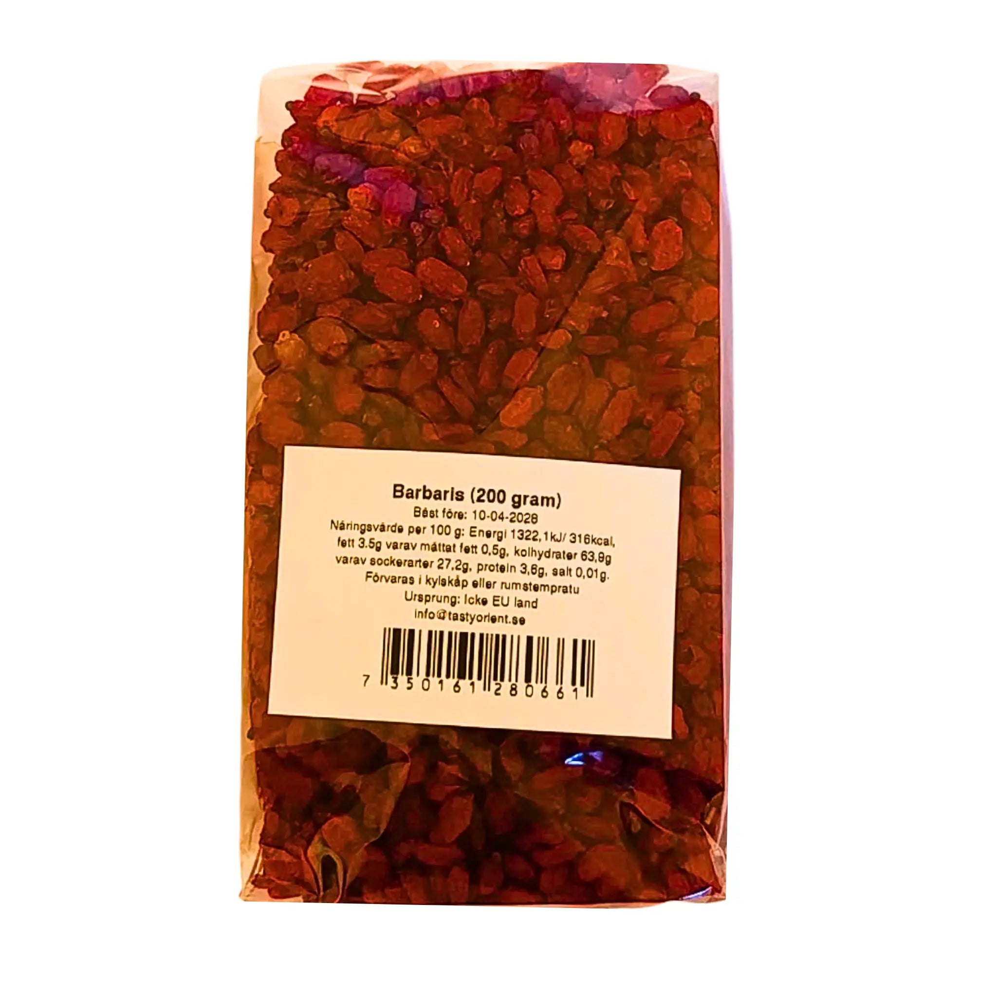 TastyOrient Zereshk – Torkad Berberis av Premiumkvalitet (200g)