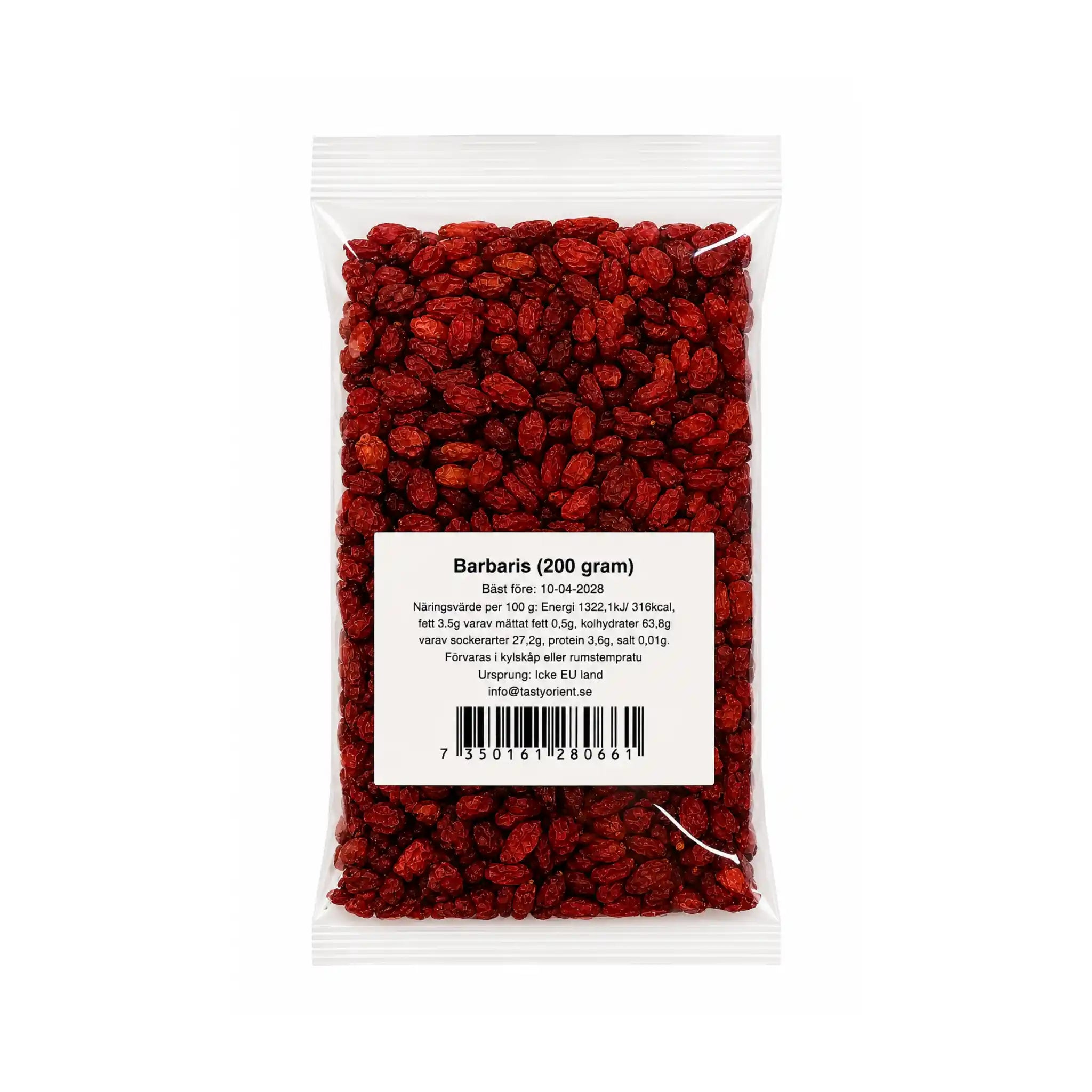 TastyOrient Zereshk 200g – Torkad Berberis av Premiumkvalitet