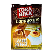 Tora Bika Cappuccino med Chokladströssel (20 + 2 Gratis)