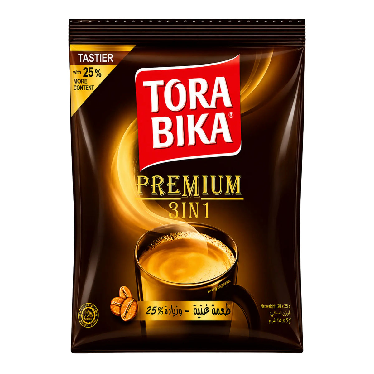 Tora Bika 3in1 Premium Kaffe (20x25g) – Den ultimata kaffeupplevelsen
