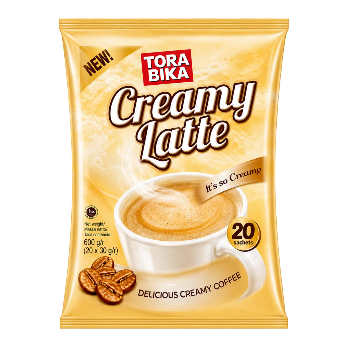 Torabika Creamy Latte (30g x 20-pack) – Krämigt Snabbkaffe Online