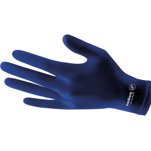 Fine gloves Livinguard for men in dark blue