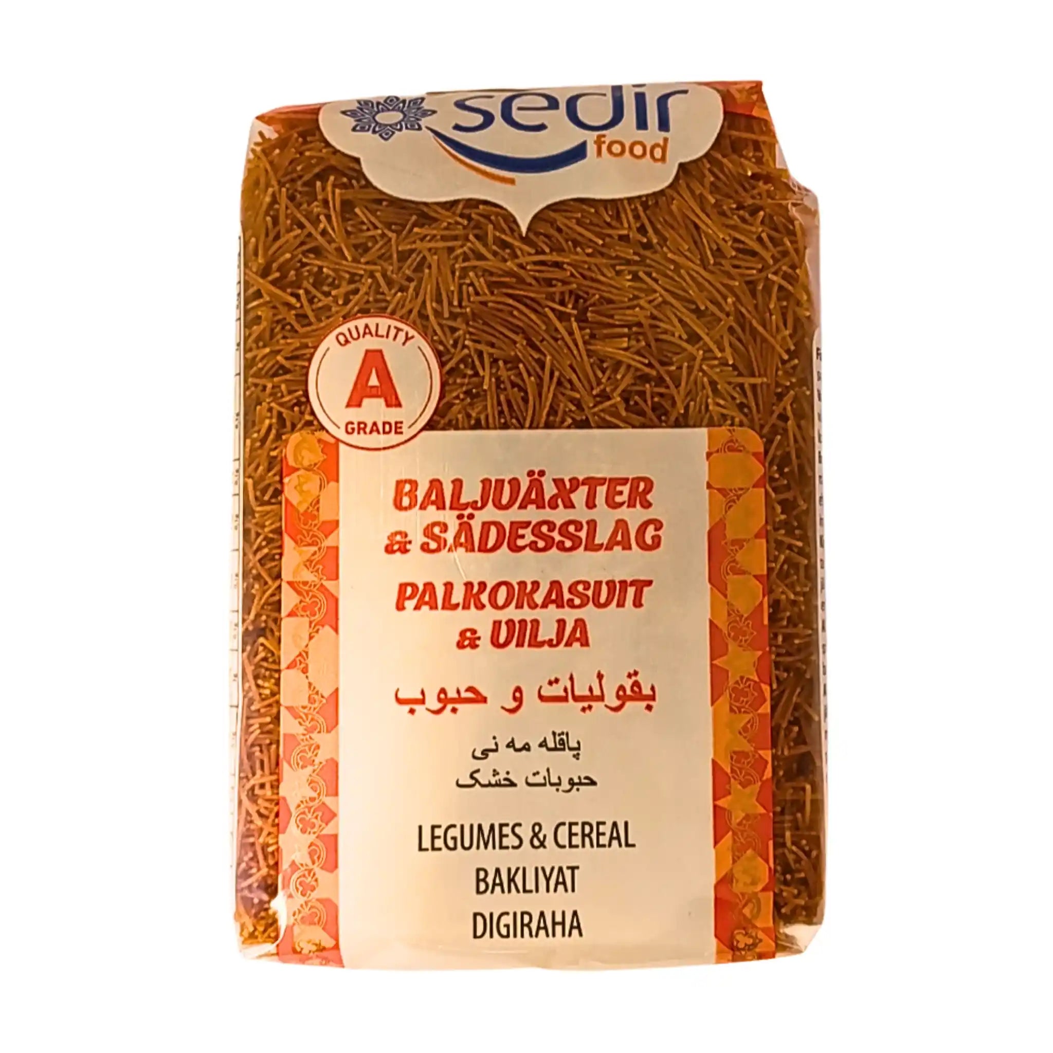 Paket vermicelli från Sedir Food, baljväxter och sädesslag, orientaliska nudlar