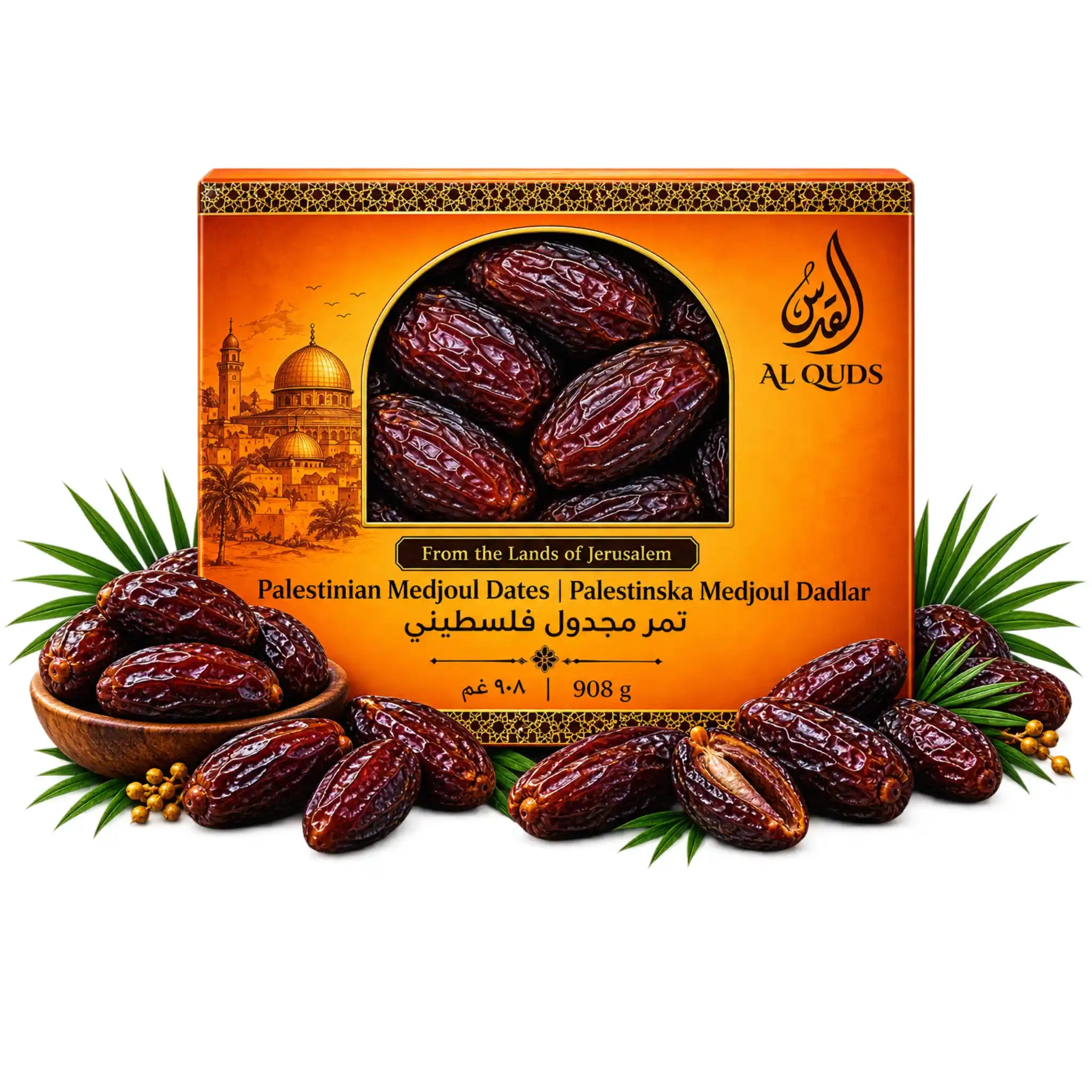 تمر مجدول بريميم دلايت القدس 908 جرام - صنف 1